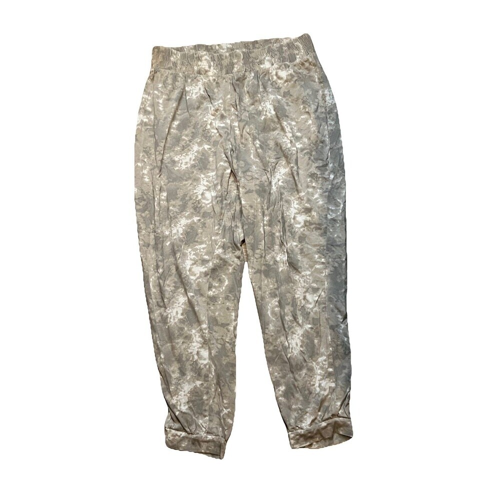 Bobeau Women's Taupe Tie Dye Sweatpants Jogger Elastic Waist Cotton Size XL - Picture 1 of 4